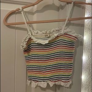 ocean drive ribbed crop top